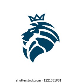 Lion Head King Creative Logo Modern Vector Editable Template Luxury