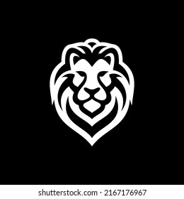 Lion Head Line Art Logo Design Stock Vector (Royalty Free) 2167176967 ...