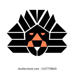 Lion head logo