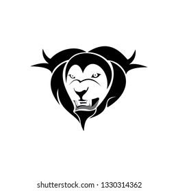 lion head logo