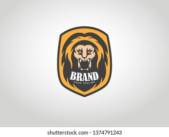 Lion, lion head, lion logo