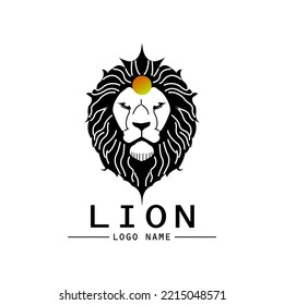 lion head logo. lion logo