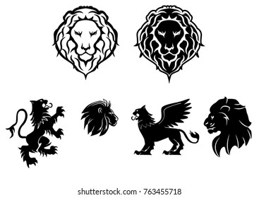 Lion head logo