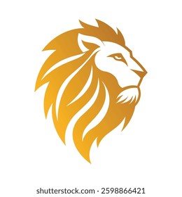 lion head logo design and art