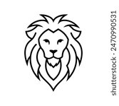 Lion head logo design for company