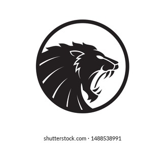 Lion Head Logo Design Concept