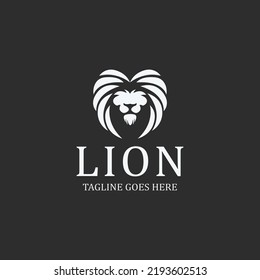 Logo Design Design Konzept für Löwenkopf . Vektorgrafik