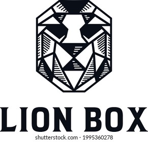 lion head logo design. lion king. lion face. elegant lion icon