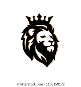 Lion Head Logo Design Template