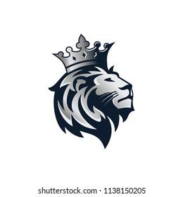 Lion Head Logo Design Template