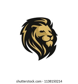 Lion Head Logo Design Template