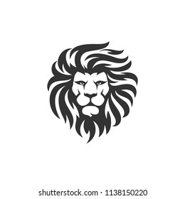 Lion Head Logo Design Template