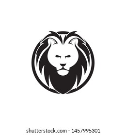 Lion Head Logo Design Template