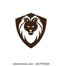 Lion Head Logo Design Template