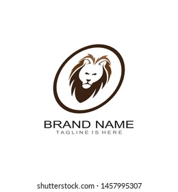 Lion Head Logo Design Template