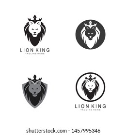 Lion Head Logo Design Template