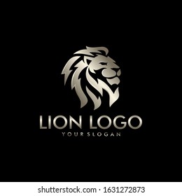 Lion Head Logo Design Template Vector illustration