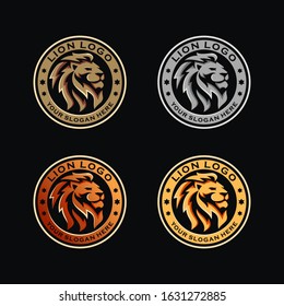 Lion Head Logo Design Template Vector illustration