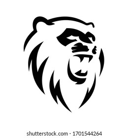Lion Head Logo Design Template