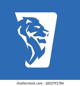 Lion Head Logo Design Template