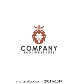 Lion Head Logo Design Template