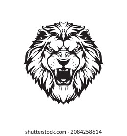 Lion Head Logo Design Template