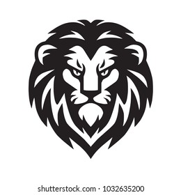 Lion Head Logo Design Vector