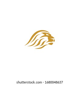 logotipo de león moderno y único