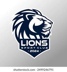 lion head logo, lion head esport logo, lion logo