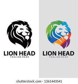 lion head logo icon