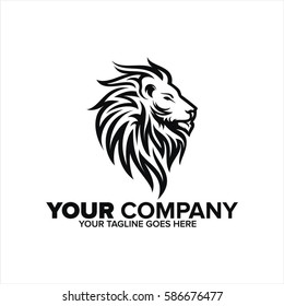 lion head logo icon