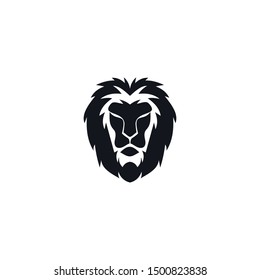 Lion head logo icon design vector template