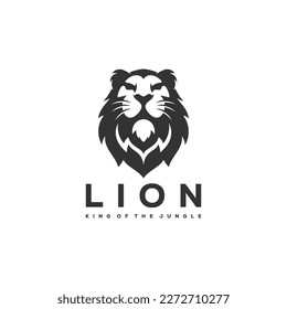 lion head logo icon design inspiration