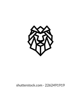 lion head, logo, icon, vector, illustration, silhouette, line art, for business and growing ventures
