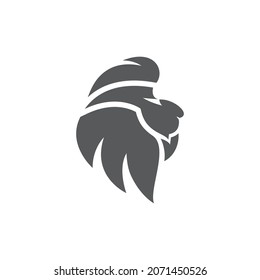 Lion head logo images illustration design