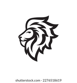 Lion head logo images illustration design