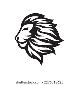 Lion head logo images illustration design