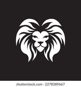 Lion head logo images illustration design