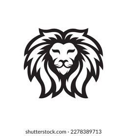 Lion head logo images illustration design