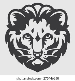 Lion Head Logo Mascot Emblem