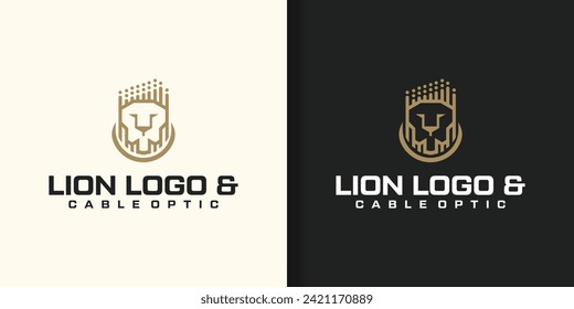 lion head logo optical cable collection