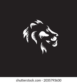 LION HEAD LOGO SYMBOL VECTOR ILLUSTRATION DESIGN
