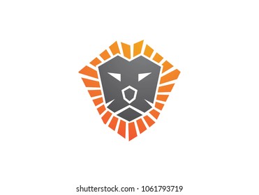 Lion Head Logo Template