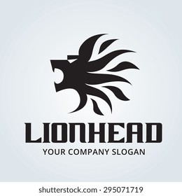 Lion Head Logo Template