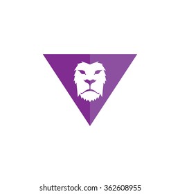 lion head - logo template