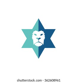 lion head - logo template