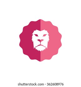lion head - logo template