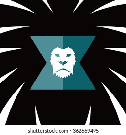 lion head - logo template