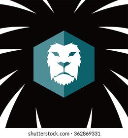lion head - logo template