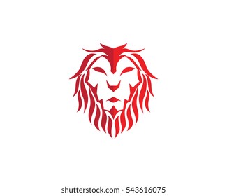 Lion Head Logo Template